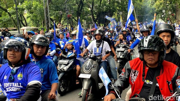 Konvoi Persib Juara, Minggu (25/5/2025).
