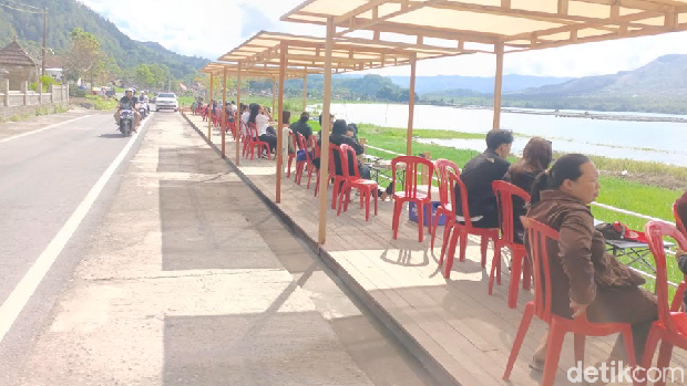 Kopi Danu di Jalan Trunyan, Desa Buahan, Kecamatan Kintamani, Bangli, Minggu (25/5/2025). (Ni Komang Ayu Leona Wirawan)