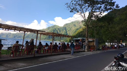 Kopi Danu di Jalan Trunyan, Desa Buahan, Kecamatan Kintamani, Bangli, Minggu (25/5/2025). (Ni Komang Ayu Leona Wirawan)