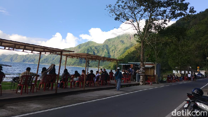 Kopi Danu di Jalan Trunyan, Desa Buahan, Kecamatan Kintamani, Bangli, Minggu (25/5/2025). (Ni Komang Ayu Leona Wirawan)