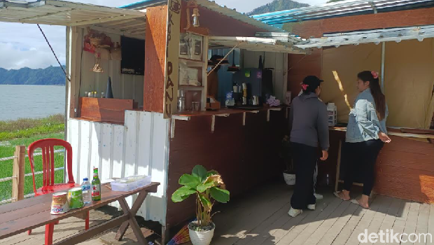 Kopi Danu di Jalan Trunyan, Desa Buahan, Kecamatan Kintamani, Bangli, Minggu (25/5/2025). (Ni Komang Ayu Leona Wirawan)