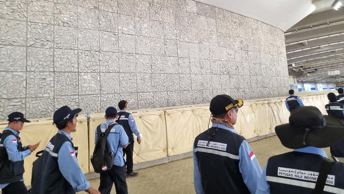 Lokasi lempar jumroh (Haris Fadhil/detikcom)