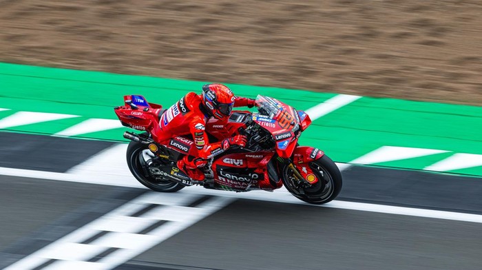 Marc Marquez di MotoGP Inggris 2025