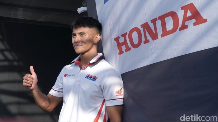 Mario Suryo Aji di Moto2 Mandalika 2024