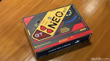 Inilah Nubia Neo 3 GT edisi khusus game suit. Foto: Adi Fida Rahman/detikINET