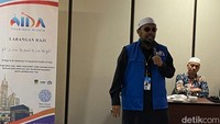 Ada juga pembekalan dari Syeikh Fikri Thoriq yang berbagi kisah inspiratif mengenai tokoh-tokoh di Madinah. Foto: Eny Kartikawati/detikcom