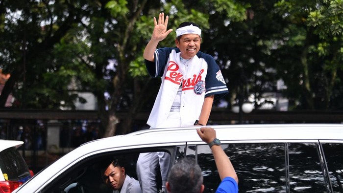 Perayaan juara Persib Bandung di Kota Bandung, Minggu (25/5/2025).