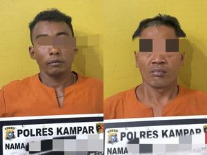 Polisi Tangkap Duo Penjambret yang Bikin Emak-emak di Kampar Riau Terluka