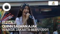 Video: Quinn Salman Nyanyikan Ost Film Jumbo di Pencanangan HUT Jakarta
