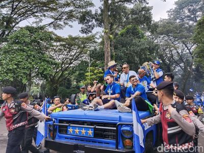 Momen Selebrasi Persib Usai Juara Liga 1