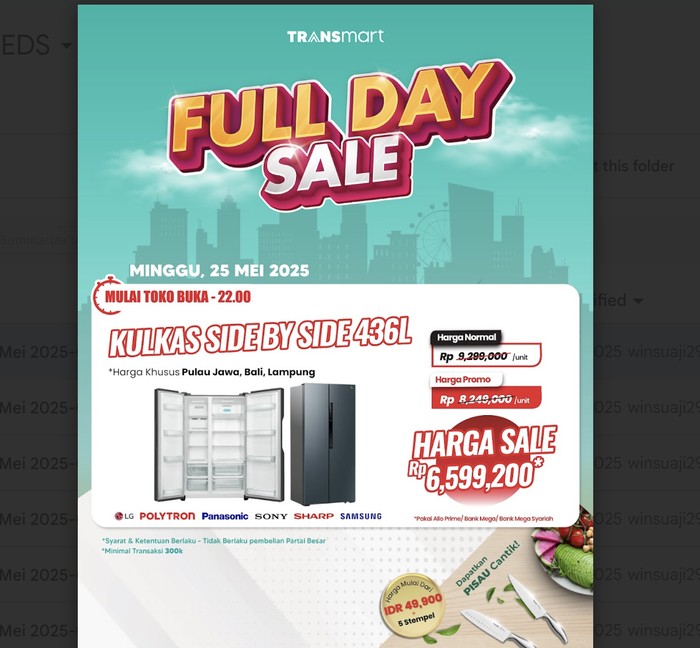 Transmart Full Day Sale