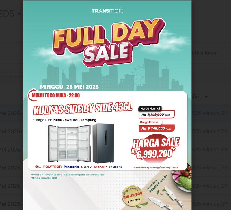 Transmart Full Day Sale