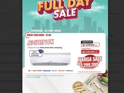 AC Split 1 PK Hemat Jutaan Rupiah di Transmart Full Day Sale
