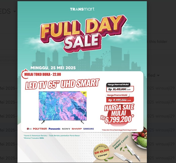 Transmart Full Day Sale