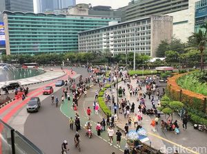 Car Free Night Diuji Coba Sabtu Ini, Ada Pawai Obor dari Bundaran HI ke Monas
