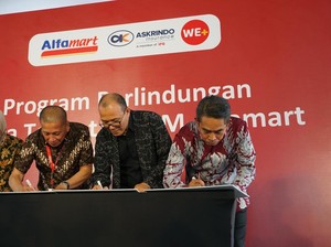 Alfamart Gandeng Askrindo Beri Perlindungan Usaha 10 Ribu UMKM Tenant