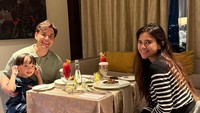 Anthony Xie juga mengajak anak mereka, Anzel Maverick Xie untuk merayakan ulang tahun Audi Marissa. Foto: instagram Audi Marissa