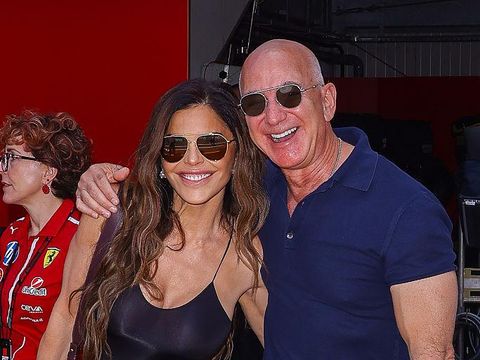 MONTE-CARLO, MONACO - MAY 25: (L-R) Lauren Sanchez and Jeff Bezos attend the F1 Grand Prix Of Monaco on May 25, 2025 in Monte-Carlo, Monaco. (Photo by Marc Piasecki/WireImage)