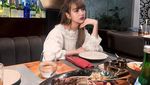 Pose Keren Ghea Indrawari Saat Makan BBQ hingga Durian