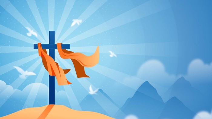 ILUSTRASI KENAIKAN YESUS KRISTUS.