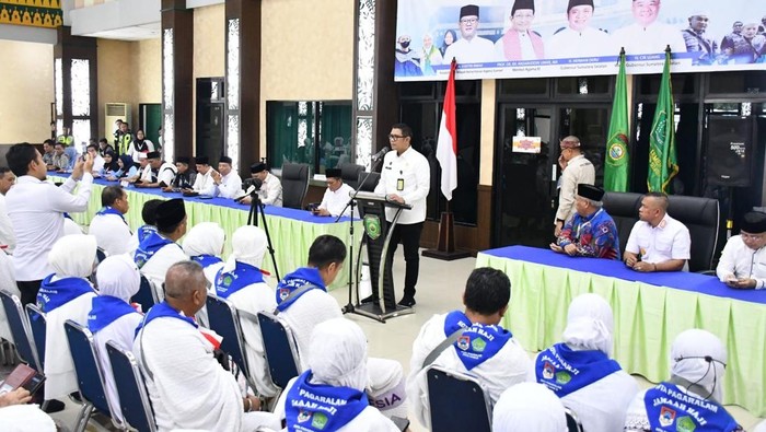 Kloter 19 embarkasi Palembang berangkat Minggu (25/5/2025).