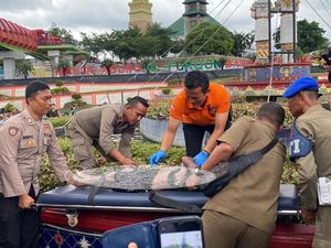 Mayat Bocah Ditemukan di Kolam Tugu Lungsir Bandar Lampung