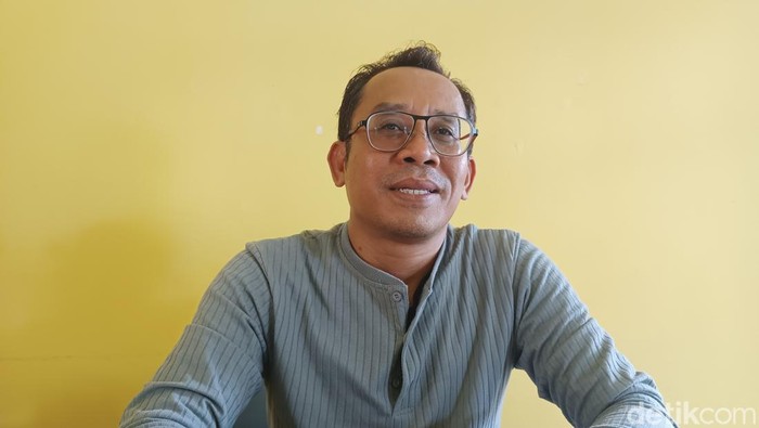 Muhanan, pengacara keluarga SMY (14), pengantin anak yang viral di Lombok Tengah, Nusa Tenggara Barat (NTB). (Edi Suryansyah/detikBali)