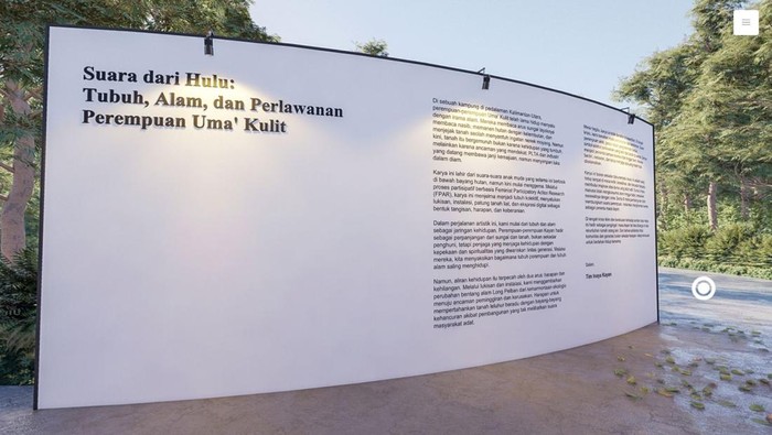 Pameran virtual bertajuk Suara dari Hulu: Tubuh, Alam, dan Perlawanan Perempuan Uma Kulit resmi diluncurkan Inaya Kayan Indonesia pada Sabtu (24/5/2025).