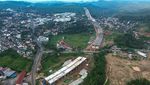 Penampakan dari Udara Proyek Akses Tol Yogyakarta-Bawen