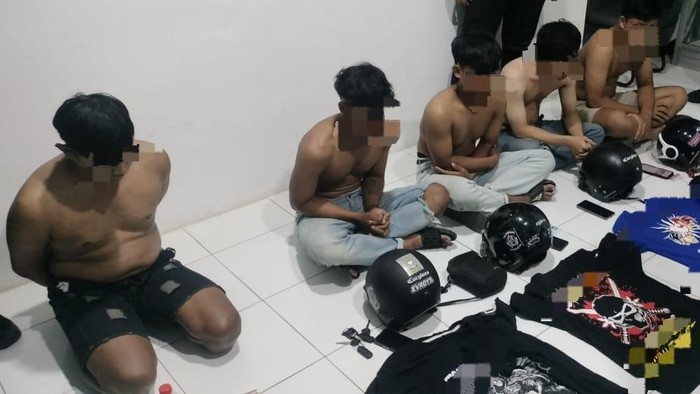 Pesilat bikin onar yang diamankan Polres Blitar