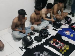 5 Pesilat Tulungagung yang Bikin Onar di Blitar Diamankan Polisi