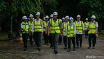 Gaya AHY Tinjau Proyek MRT Thamrin-Monas