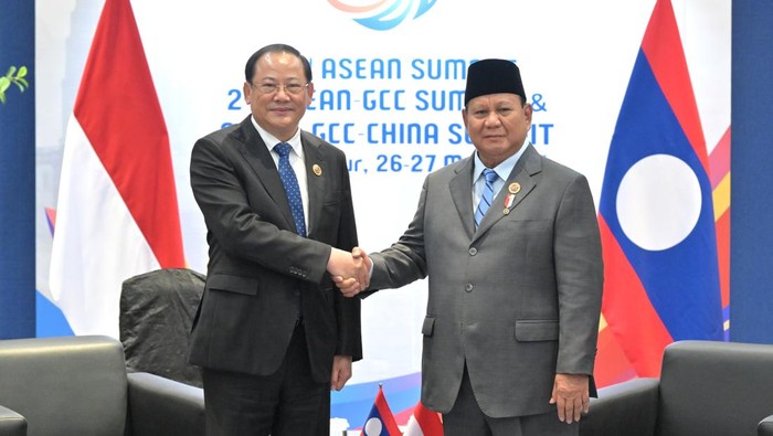 Presiden Prabowo Subianto dan PM Laos Sonexay Siphandone