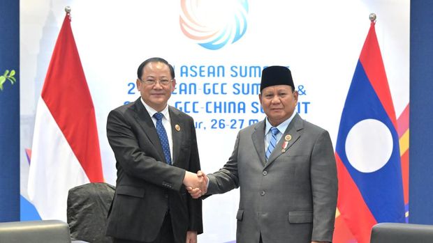 Presiden Prabowo Subianto melakukan pertemuan bilateral di sela-sela Konferensi Tingkat Tinggi Ke 46 ASEAN, di Kuala Lumpur Convention Center, Senin (26/5/2025). (Dok BPMI)