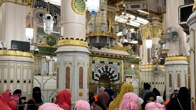Inilah Suasana Raudhah Jelang Puncak Haji