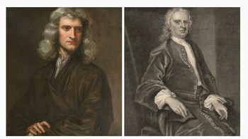 Isaac Newton adalah fisikawan, matematikawan, ahli astronomi sampai filsuf alam. Dia penemu tiga hukum gerak. Foto: via Bored Panda  