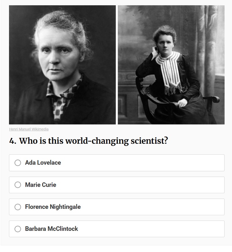 Tidak ada foto selebriti di sini, tapi ada deretan ilmuwan penting di dalamnya. Kalau kamu bisa menebak semuanya dengan benar, wah, wawasanmu luas.