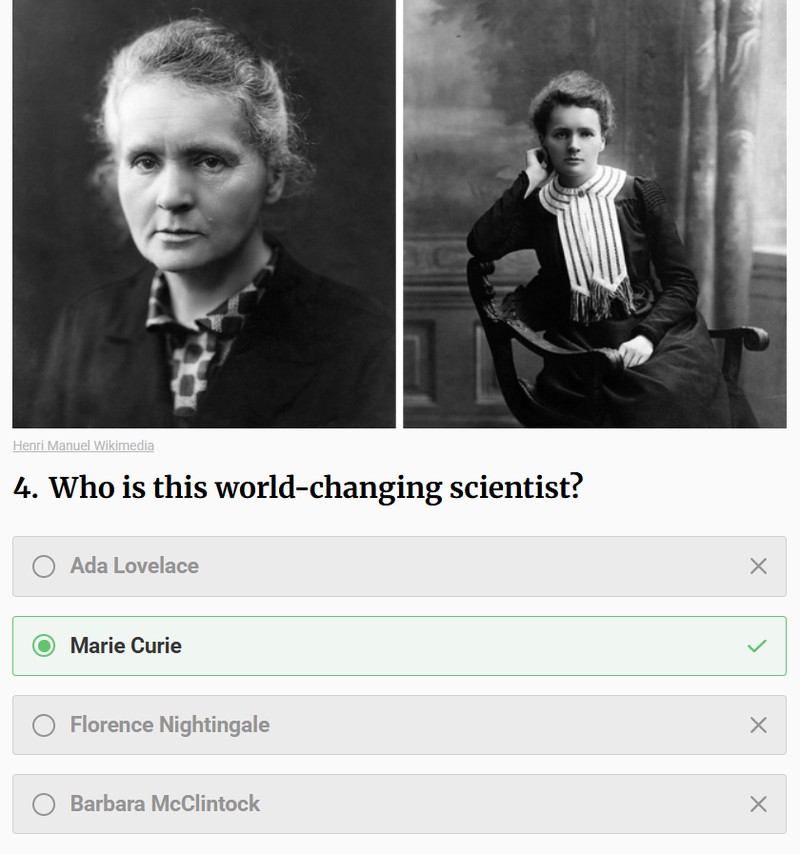 Tidak ada foto selebriti di sini, tapi ada deretan ilmuwan penting di dalamnya. Kalau kamu bisa menebak semuanya dengan benar, wah, wawasanmu luas.