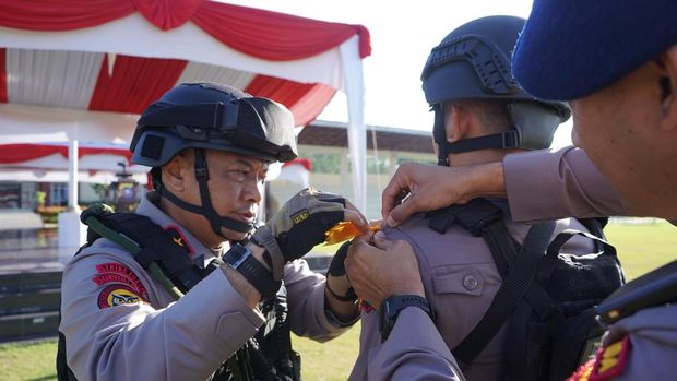 Wakapolda Riau Brigjen Adrianto Jossy Kusumo membuka pelatihan Tim Raga gelombang II di SPN Polda Riau