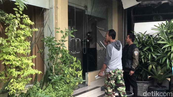 Hotel Shafira ikut terdampak ledakan kebakaran SPBU Gedong Tengen Jogja, Selasa (27/5/2025).