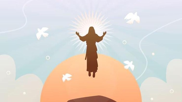 ILUSTRASI KENAIKAN YESUS KRISTUS.