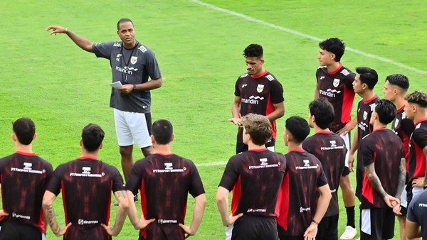 Intip Latihan Timnas Indonesia di Bali