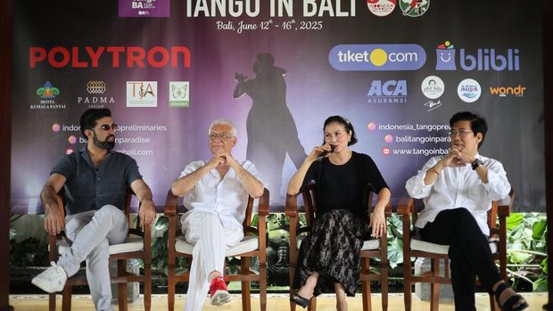 Jumpa pers Tango in Bali 2025 digelar pada Selasa (27/5/2025).