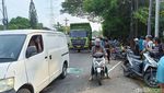 Kecelakaan Truk Tabrak Motor Dan Pikap di Probolinggo