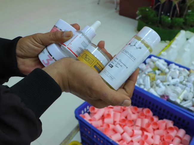 Pabrik Skincare Palsu di Bekasi