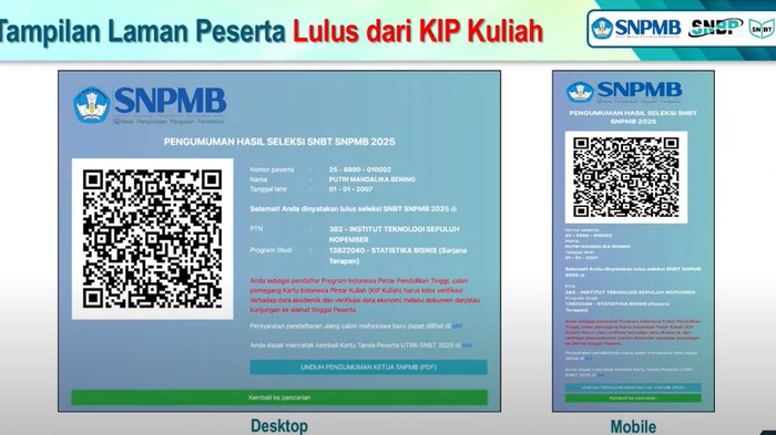 Pengumuman UTBK SNBT 2025