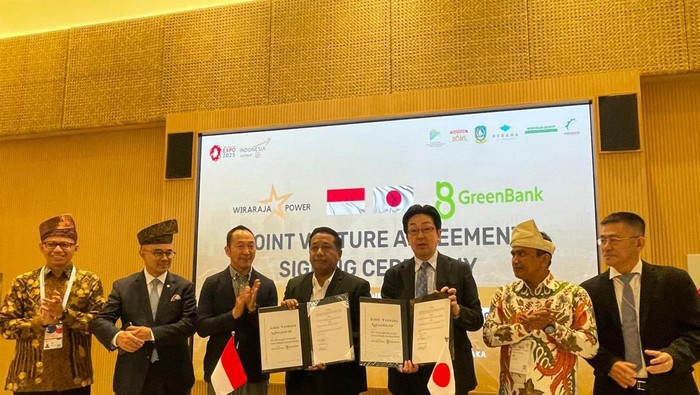 Perusahaan Jepang GreenBank Corporation melakukan investasi US$ 1 miliar atau setara Rp 16,2 triliun di Proyek Strategis Nasional (PSN) Wiraraja Green Renewabe Energy & Smart Eco Industrial Park Pulau Galang, FTZ Batam.