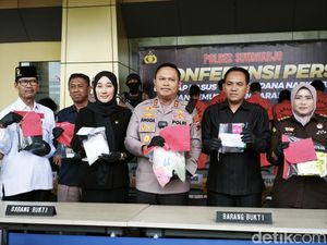 Polres Sukoharjo Bongkar Peredaran Narkoba Asal Tangerang, 1 Kg Sabu Disita
