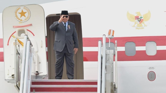 Prabowo Subianto bertolak dari Bandar Udara Tentera Udara Diraja Malaysia (TUDM) Subang, Malaysia, menuju Jakarta usai KTT ASEAN,  Selasa (27/5/2025)