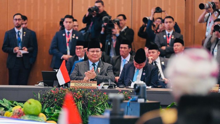 Presiden Prabowo Subianto menyampaikan 3 aspek penting guna mewujudkan masa depan kawasan pada KTT)ke-2 ASEAN-Gulf Cooperation Council (GCC). (Dok Biro Pers Setpres)
